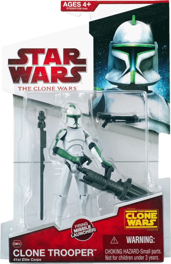 Star Wars The Clone Wars CW04 Clone Trooper 41st Elite Corps 2009