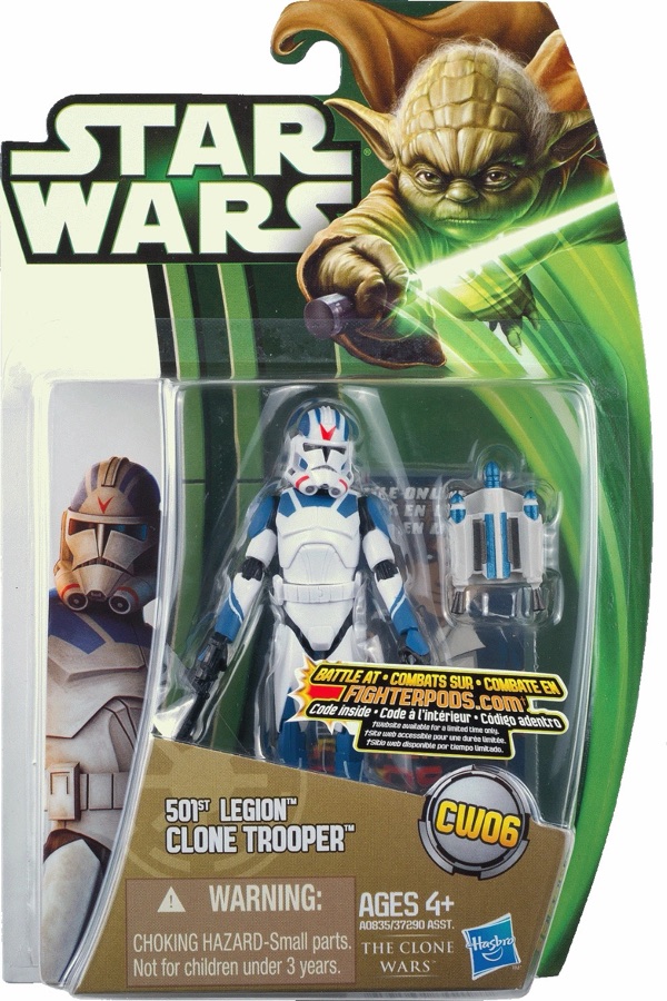 Star Wars The Clone Wars CW06 501st Legion Clone Trooper 2013