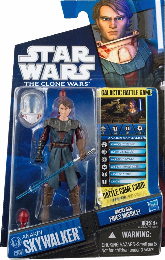 Star Wars The Clone Wars CW07 Anakin Skywalker Space Helmet 2010