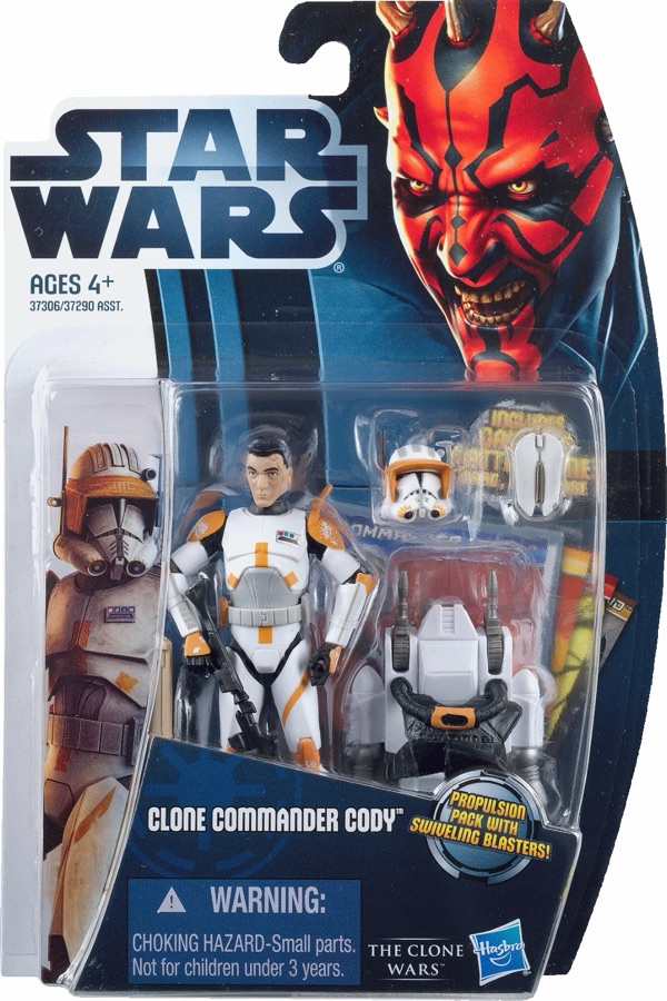 Star Wars The Clone Wars CW07 Clone Commander Cody Jet Propulsion Pack 2012