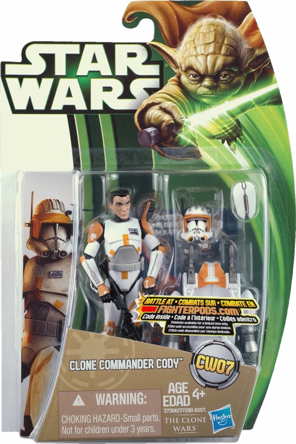 Star Wars The Clone Wars CW07 Clone Commander Cody Jet Propulsion Pack 2013