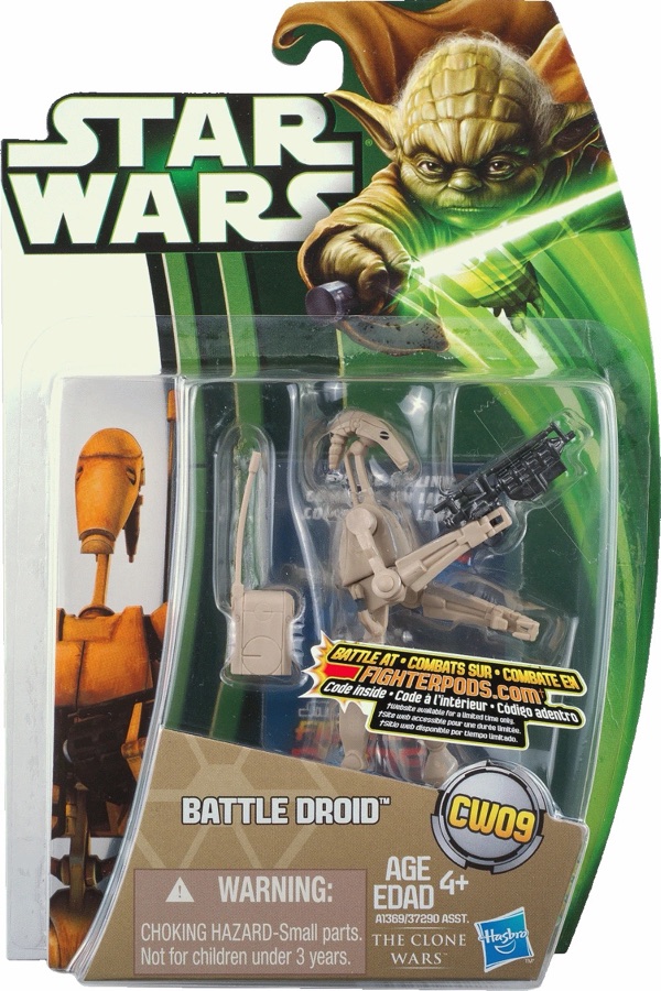 Star Wars The Clone Wars CW09 Battle Droid 2013