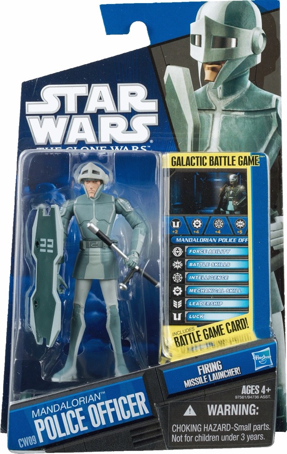 Star Wars The Clone Wars CW09 Mandalorian Police Officer 2010