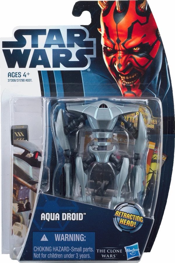 Star Wars The Clone Wars CW10 Aqua Droid 2012
