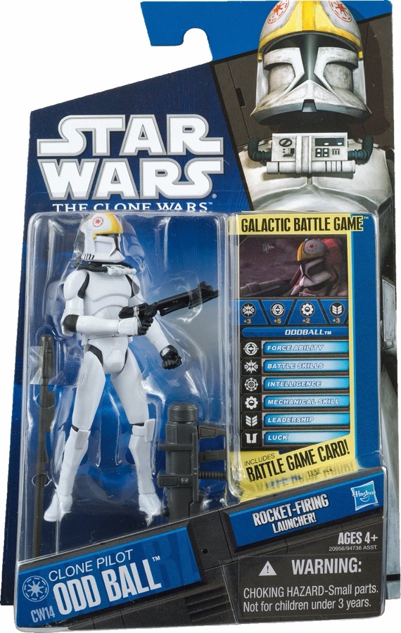 Star Wars The Clone Wars CW14 Clone Pilot Odd Ball 2010