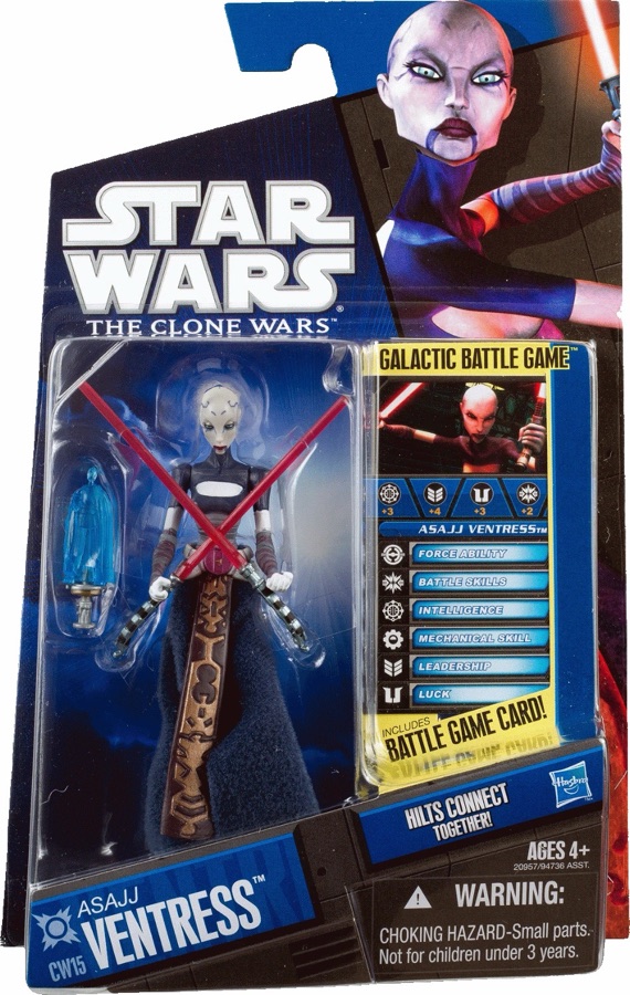 Star Wars The Clone Wars CW15 Asajj Ventress 2010