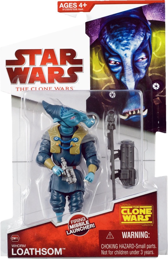 Star Wars The Clone Wars CW15 Whorm Loathsom 2009