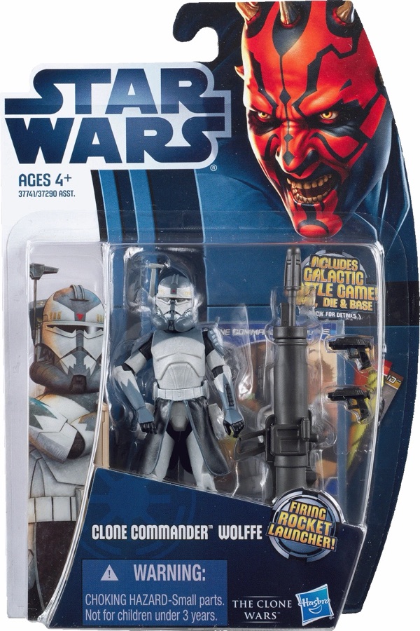 Star Wars The Clone Wars CW17 Clone Commander Wolffe Phase II 2012