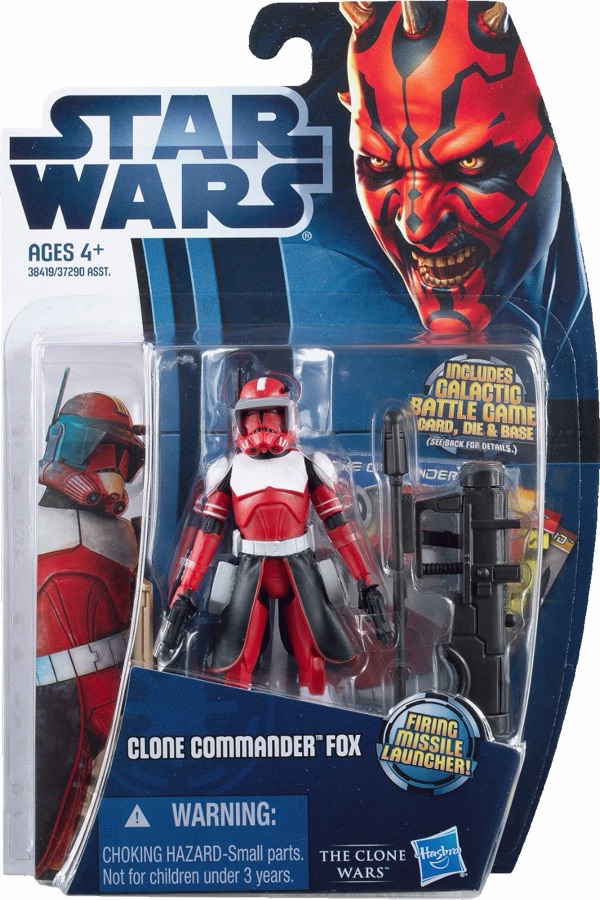 Star Wars The Clone Wars CW18 Clone Commander Fox Phase II 2012