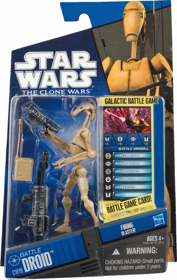 Star Wars The Clone Wars CW19 Battle Droid 2010