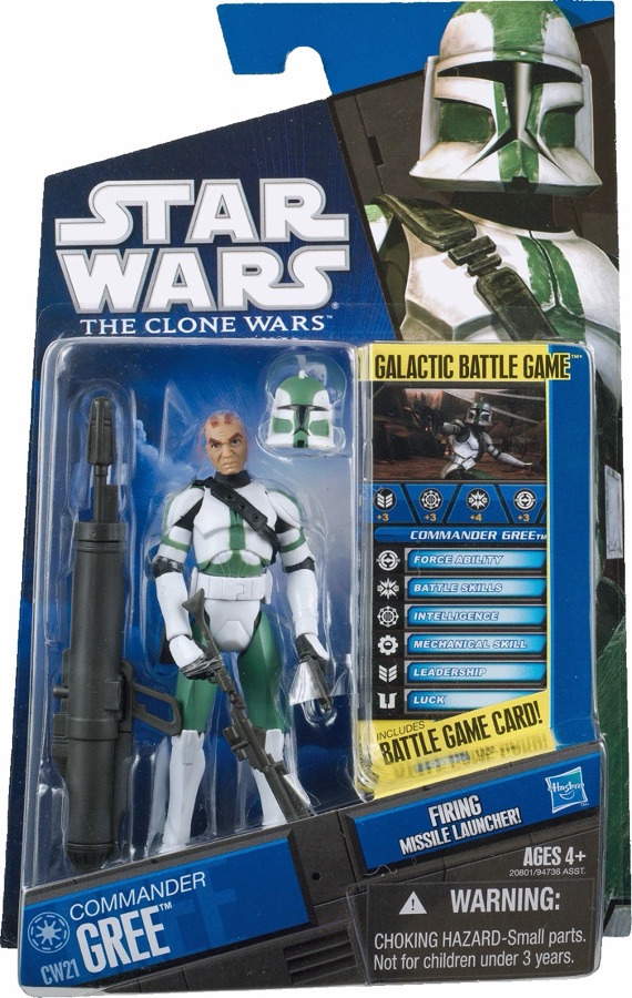Star Wars The Clone Wars CW21 Commander Gree 2010
