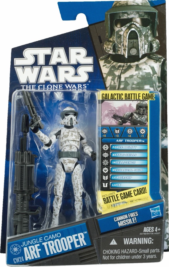 Star Wars The Clone Wars CW24 ARF Trooper Jungle Deco 2010