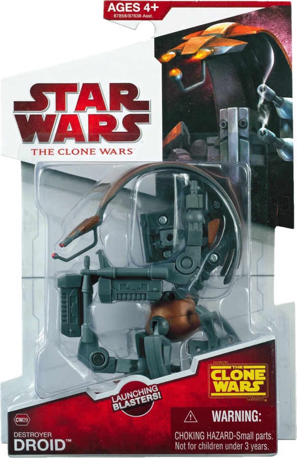 Star Wars The Clone Wars CW29 Destroyer Droid 2009