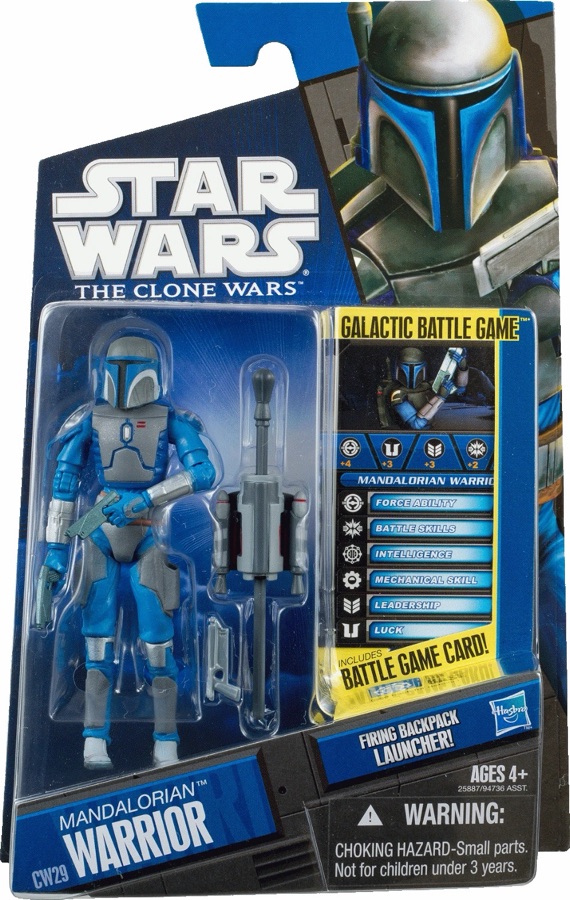 Star Wars The Clone Wars CW29 Mandalorian Warrior 2010