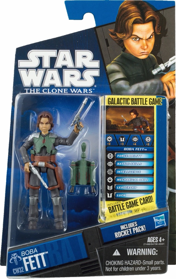 Star Wars The Clone Wars CW32 Boba Fett 2010