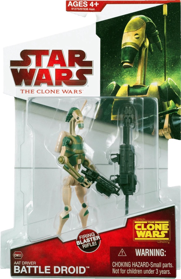 Star Wars The Clone Wars CW33 Battle Droid AAT Driver 2009