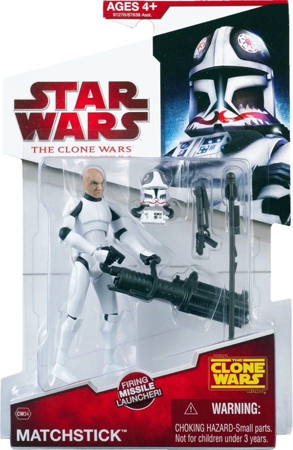 Star Wars The Clone Wars CW34 Matchstick 2009