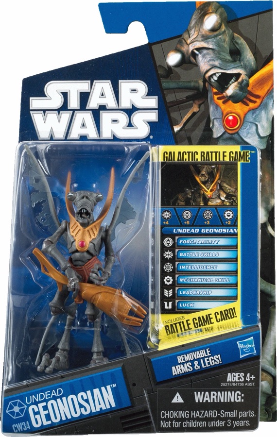 Star Wars The Clone Wars CW34 Undead Geonosian 2010