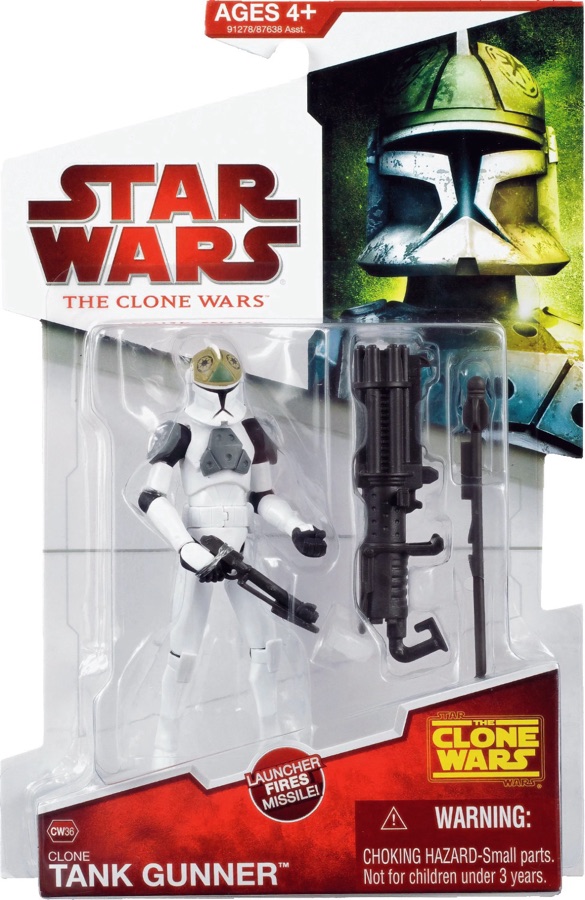 Star Wars The Clone Wars CW36 Clone Tank Gunner 2009