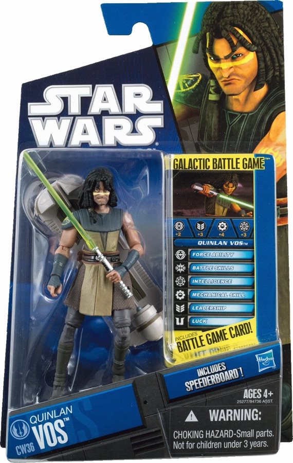 Star Wars The Clone Wars CW36 Quinlan Vos 2010