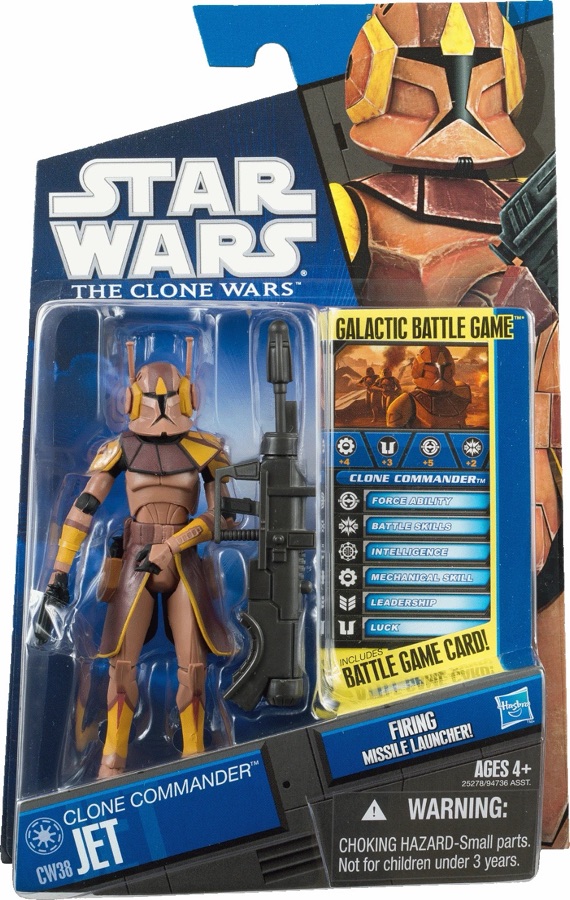 Star Wars The Clone Wars CW38 Clone Commander Jet 2011