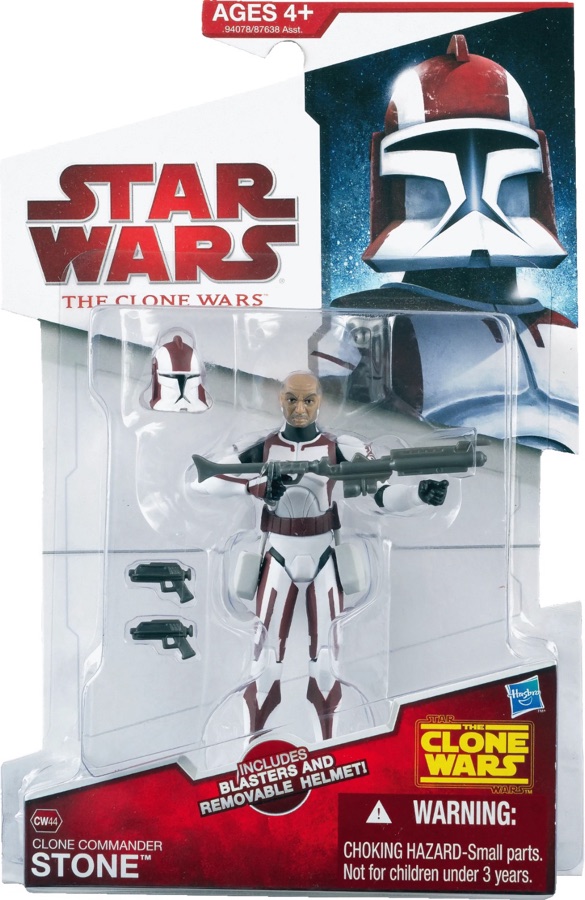 Star Wars The Clone Wars CW44 Clone Commander Stone 2009