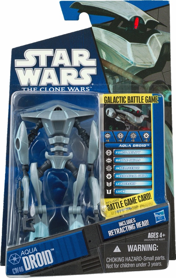 Star Wars The Clone Wars CW46 Aqua Droid 2011