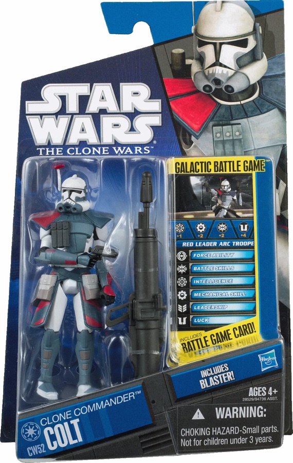 Star Wars The Clone Wars CW52 Clone Commander Colt 2011