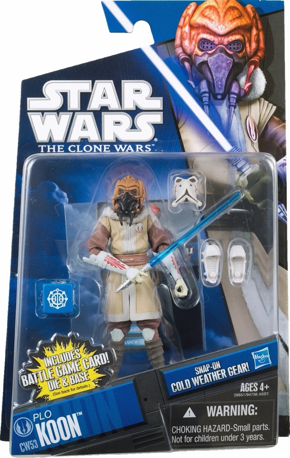 Star Wars The Clone Wars CW53 Plo Koon Cold Weather Gear 2011