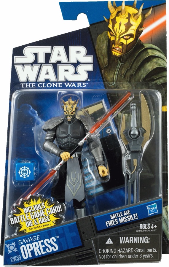 Star Wars The Clone Wars CW59 Savage Opress Armored Apprentice 2011
