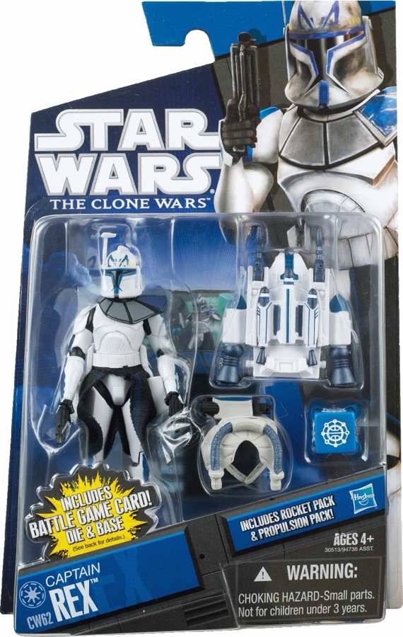 Star Wars The Clone Wars CW62 Captain Rex Jet Propulsion Pack 2011