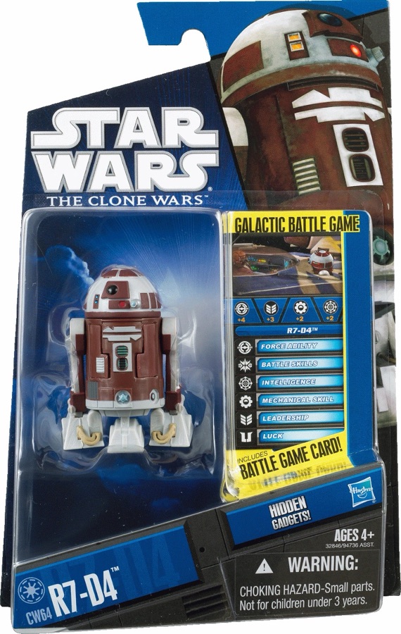 Star Wars The Clone Wars CW64 R7-D4 Plo Koons Astromech 2011