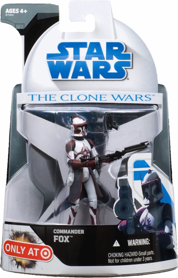Star Wars The Clone Wars Commander Fox Target Exclusive 2008
