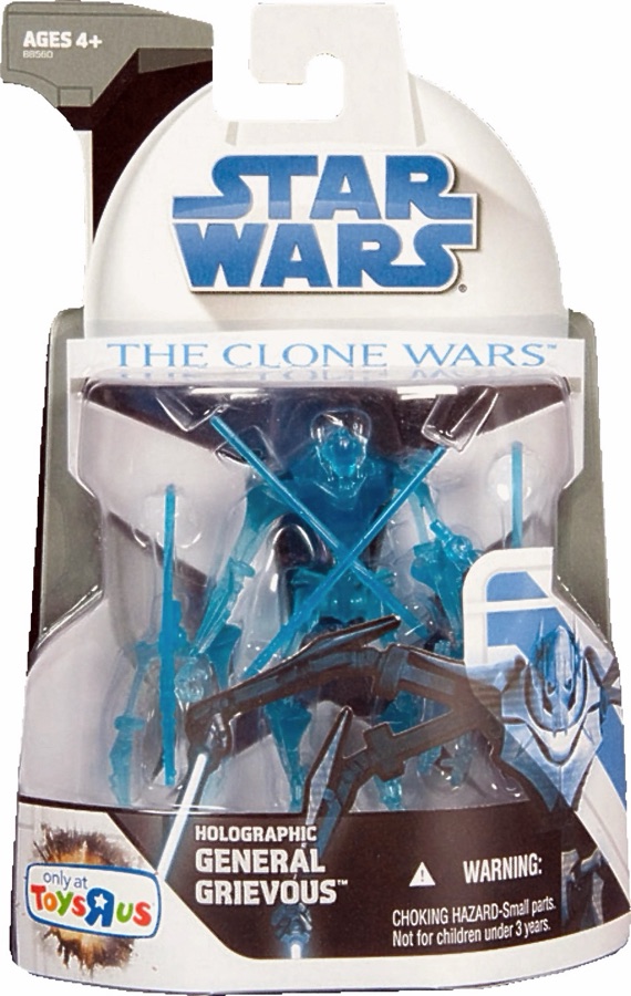 Star Wars The Clone Wars Holographic General Grievous Toys R Us Exclusive 2008
