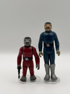 Vintage Kenner Red and Blue Snaggletooth Action Figure
